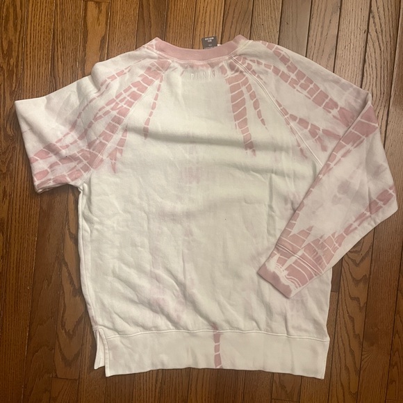 Victoria Secret PINK, oversized tie dye sweatshirt, NWT, women’s Sz X-Small - Picture 2 of 3